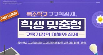 특수학교 고교학점제, 학생 맞춤형 교육과정의 이해와 실제 썸네일 이미지